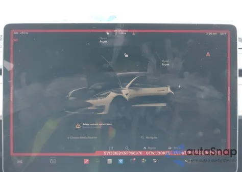 2022 Tesla Model 3 Long Range Dual Motor All-Wheel Drive z USA, uszkodzony, nr VIN 5YJ3E1EBXNF356978